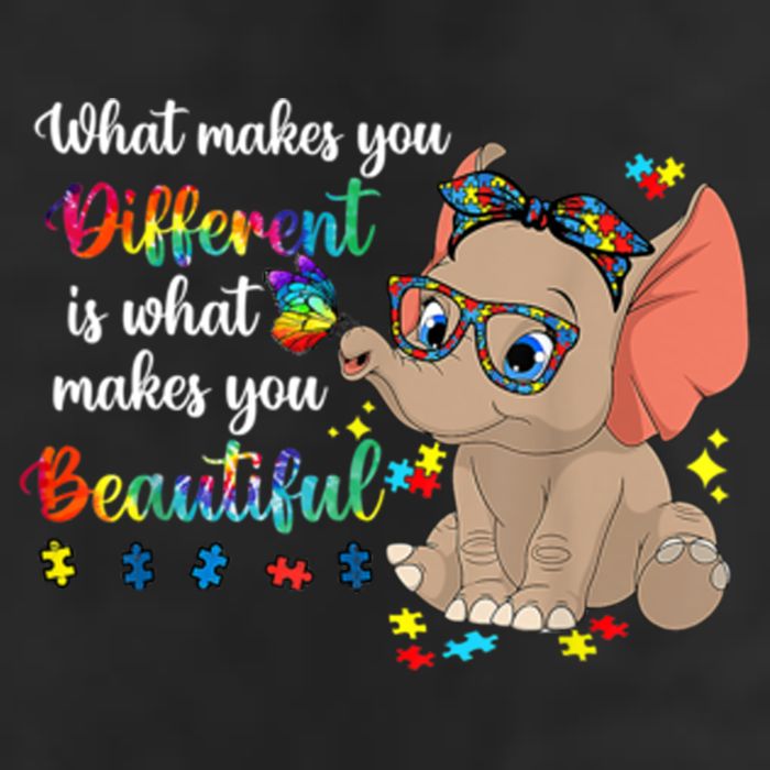 What Makes You Different Is What Makes You Beautiful Autism Cool Comfort Performance Bucket Hat