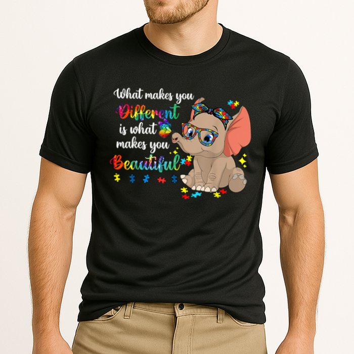 What Makes You Different Is What Makes You Beautiful Autism Performance Shirt