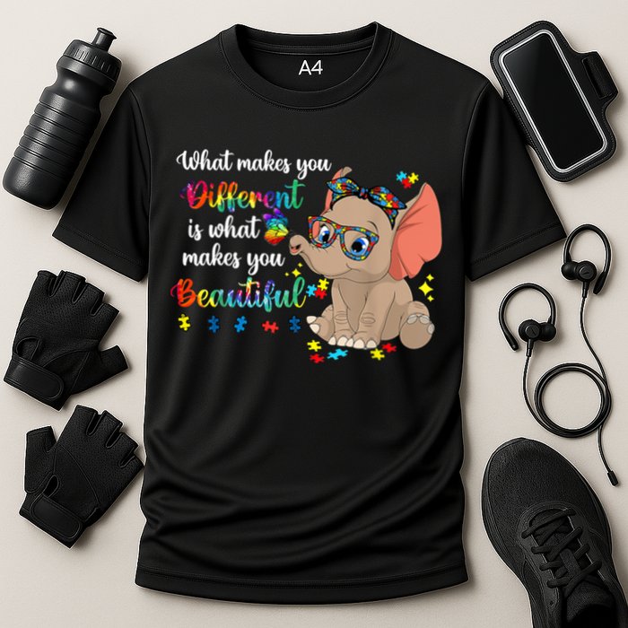 What Makes You Different Is What Makes You Beautiful Autism Performance Shirt