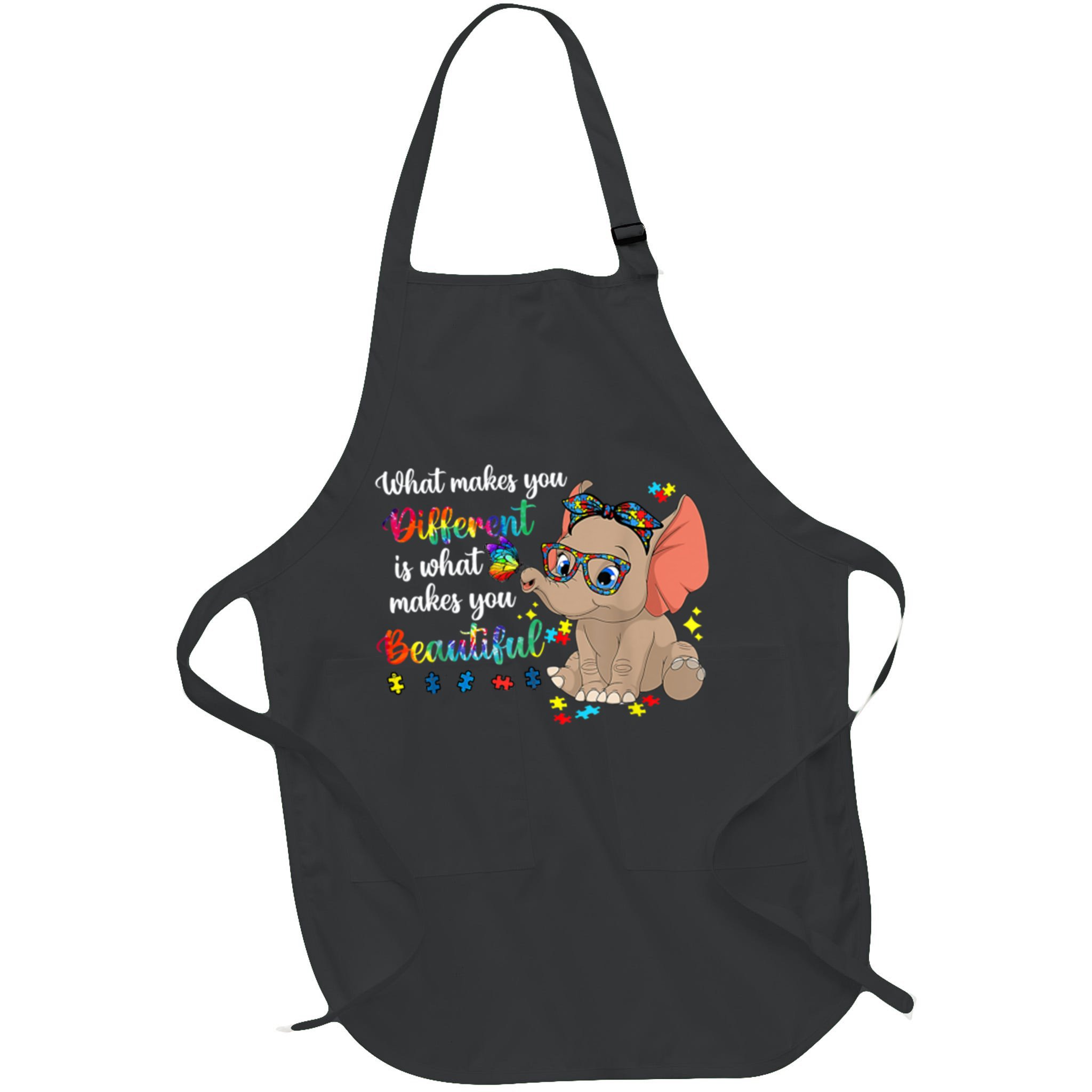 What Makes You Different Is What Makes You Beautiful Autism Apron