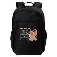 What Makes You Different Is What Makes You Beautiful Autism Backpack