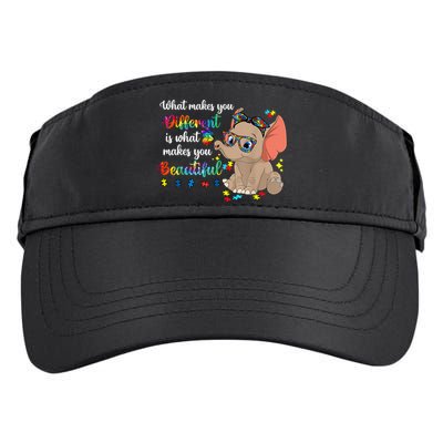 What Makes You Different Is What Makes You Beautiful Autism Adult Drive Performance Visor