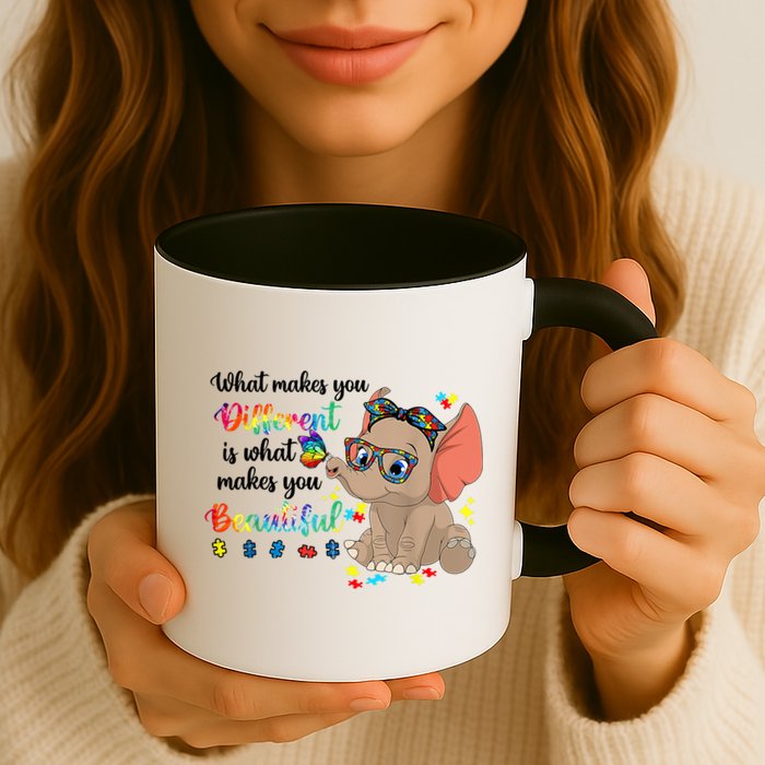 What Makes You Different Is What Makes You Beautiful Autism Mug