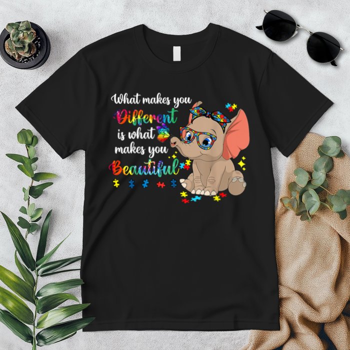 What Makes You Different Is What Makes You Beautiful Autism Premium T-Shirt