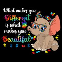 What Makes You Different Is What Makes You Beautiful Autism Toddler T-Shirt