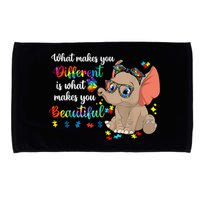 What Makes You Different Is What Makes You Beautiful Autism Microfiber Hand Towel