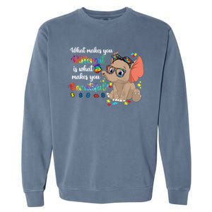 What Makes You Different Is What Makes You Beautiful Autism Garment-Dyed Sweatshirt