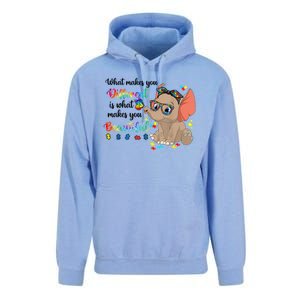 What Makes You Different Is What Makes You Beautiful Autism Unisex Surf Hoodie