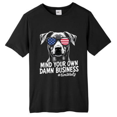 Walz Mind Your Own Damn Business Harris Waltz Dog Lady Tall Fusion ChromaSoft Performance T-Shirt