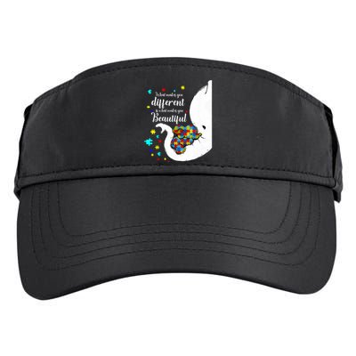 What Makes You Different Elephant Mom Autism Child Awareness Adult Drive Performance Visor