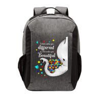What Makes You Different Elephant Mom Autism Child Awareness Vector Backpack