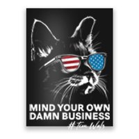 Walz Mind Your Own Damn Business Harris Waltz Cat Lady Poster