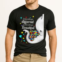 What Makes You Different Elephant Mom Autism Child Awareness Cooling Performance Crew T-Shirt