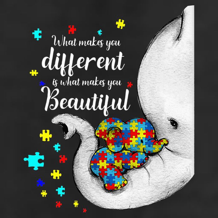What Makes You Different Elephant Mom Autism Child Awareness Adult Drive Performance Visor