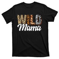 Wild Mama Zoo Born Two Be Wild Bday Safari Jungle Animal T-Shirt