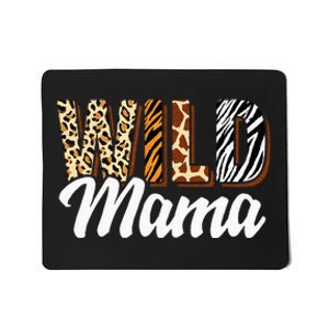 Wild Mama Zoo Born Two Be Wild Bday Safari Jungle Animal Mousepad