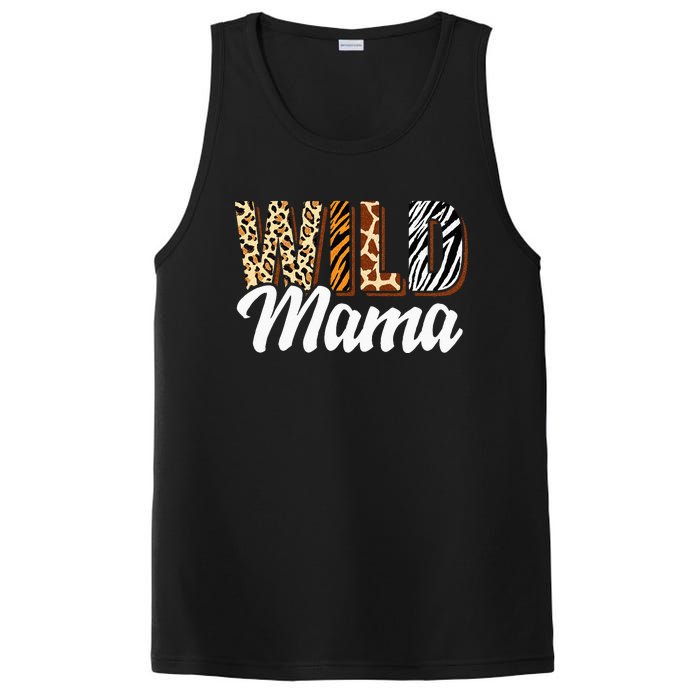 Wild Mama Zoo Born Two Be Wild Bday Safari Jungle Animal PosiCharge Competitor Tank