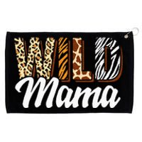 Wild Mama Zoo Born Two Be Wild Bday Safari Jungle Animal Grommeted Golf Towel