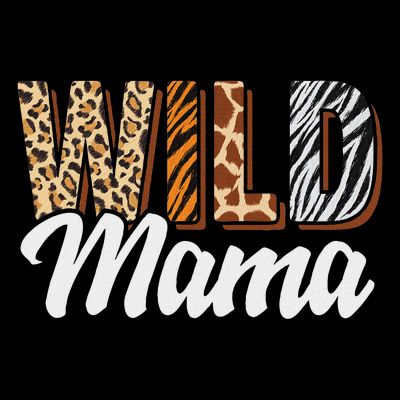 Wild Mama Zoo Born Two Be Wild B Day Safari Jungle Animal T-Shirt