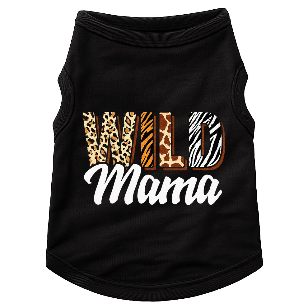 Wild Mama Zoo Born Two Be Wild Bday Safari Jungle Animal Doggie Tank