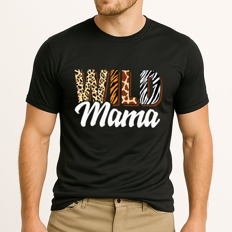 Wild Mama Zoo Born Two Be Wild Bday Safari Jungle Animal Cooling Performance Crew T-Shirt
