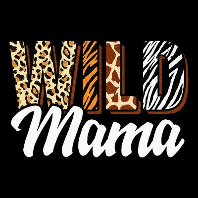 Wild Mama Zoo Born Two Be Wild Bday Safari Jungle Animal T-Shirt