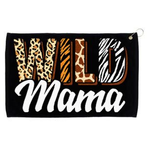 Wild Mama Zoo Born Two Be Wild Bday Safari Jungle Animal Grommeted Golf Towel