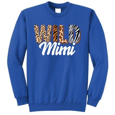 Wild Mimi Zoo Born Two Be Wild Bgreat Giftday Safari Jungle Animal Gift Sweatshirt