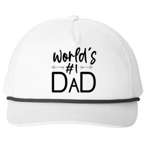 World's No 1 Dad Matching Family Gift Snapback Five-Panel Rope Hat