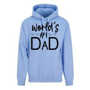 World's No 1 Dad Matching Family Gift Unisex Surf Hoodie