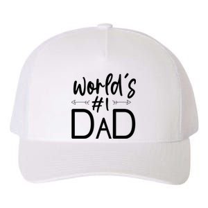 World's No 1 Dad Matching Family Gift Yupoong Adult 5-Panel Trucker Hat