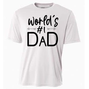 World's No 1 Dad Matching Family Gift Cooling Performance Crew T-Shirt