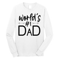 World's No 1 Dad Matching Family Gift Long Sleeve Shirt