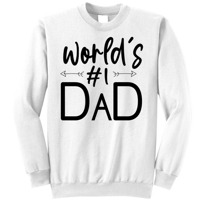 World's No 1 Dad Matching Family Gift Sweatshirt