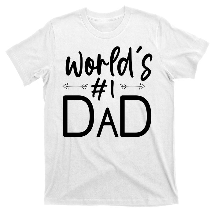 World's No 1 Dad Matching Family Gift T-Shirt