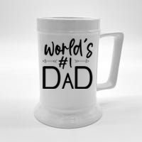 World's No 1 Dad Matching Family Gift Beer Stein