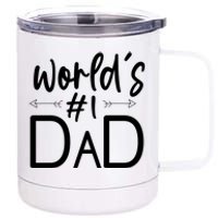 World's No 1 Dad Matching Family Gift 12 oz Stainless Steel Tumbler Cup