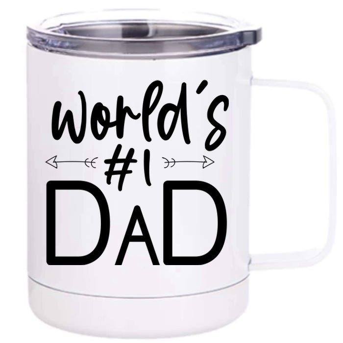 World's No 1 Dad Matching Family Gift 12 oz Stainless Steel Tumbler Cup