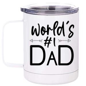 World's No 1 Dad Matching Family Gift 12 oz Stainless Steel Tumbler Cup