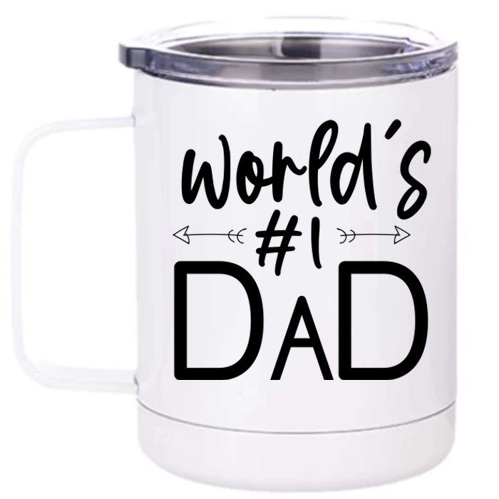 World's No 1 Dad Matching Family Gift 12 oz Stainless Steel Tumbler Cup