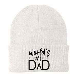 World's No 1 Dad Matching Family Gift Knit Cap Winter Beanie