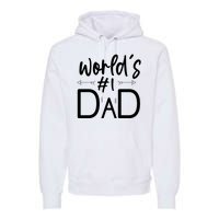 World's No 1 Dad Matching Family Gift Premium Hoodie