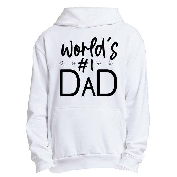 World's No 1 Dad Matching Family Gift Urban Pullover Hoodie