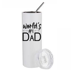 World's No 1 Dad Matching Family Gift Stainless Steel Tumbler