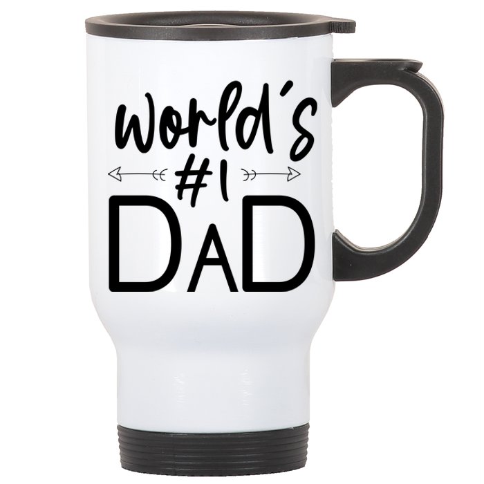 World's No 1 Dad Matching Family Gift Stainless Steel Travel Mug