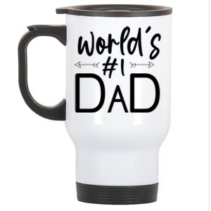 World's No 1 Dad Matching Family Gift Stainless Steel Travel Mug