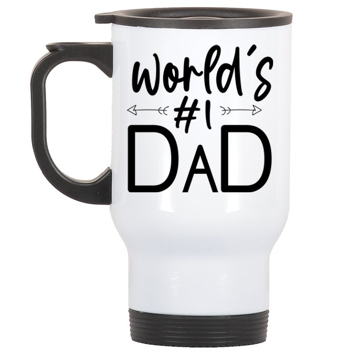 World's No 1 Dad Matching Family Gift Stainless Steel Travel Mug