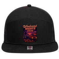 Woodward Nights 2025 7 Panel Mesh Trucker Snapback Hat