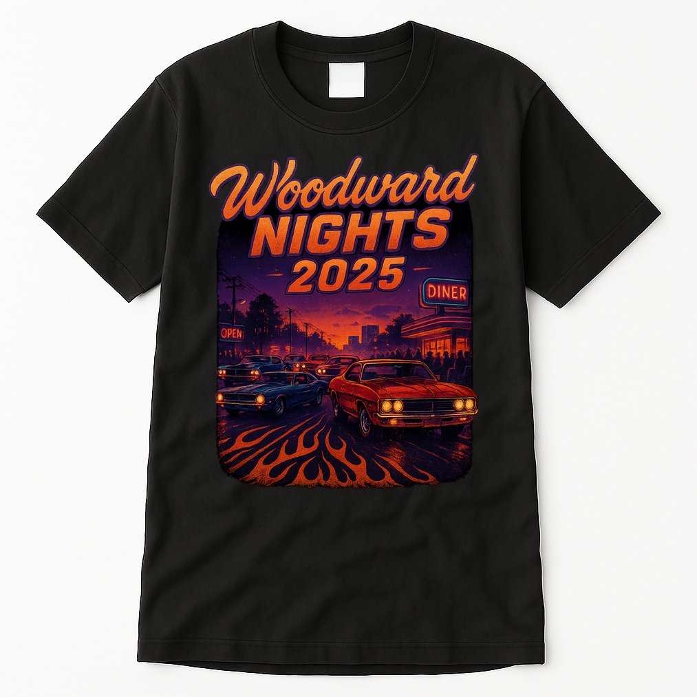 Woodward Nights 2025 Tall T-Shirt