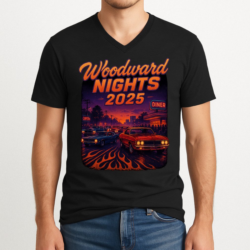 Woodward Nights 2025 V-Neck T-Shirt